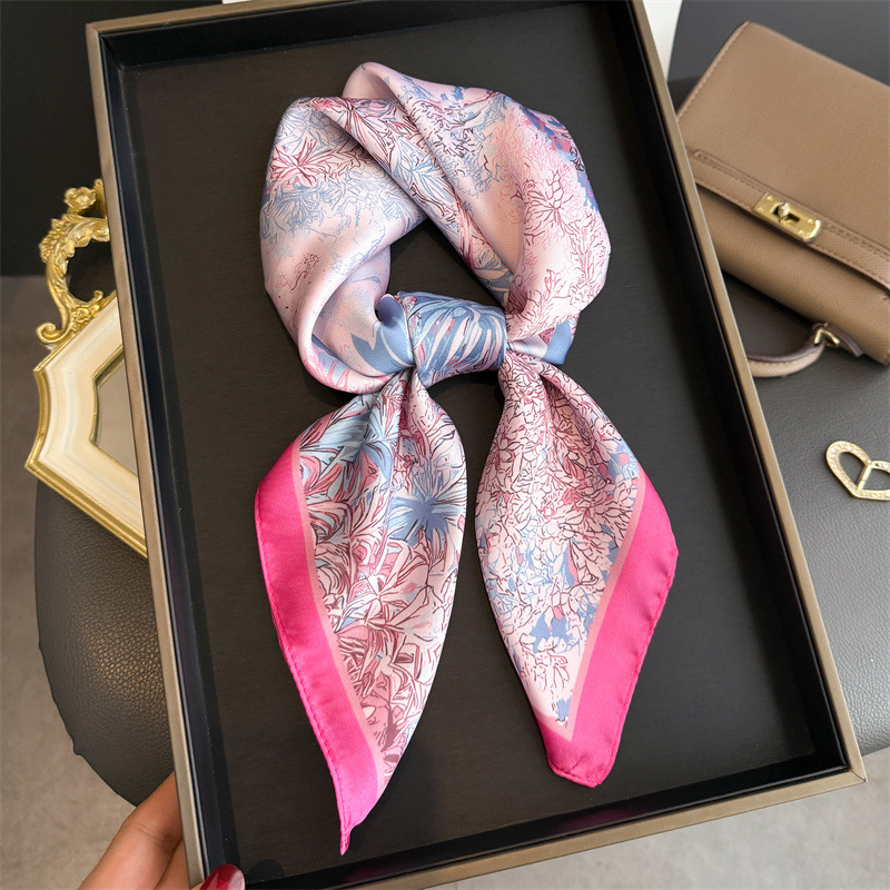 Face Scarf Mask - Luxury Design Print Scarf For Women