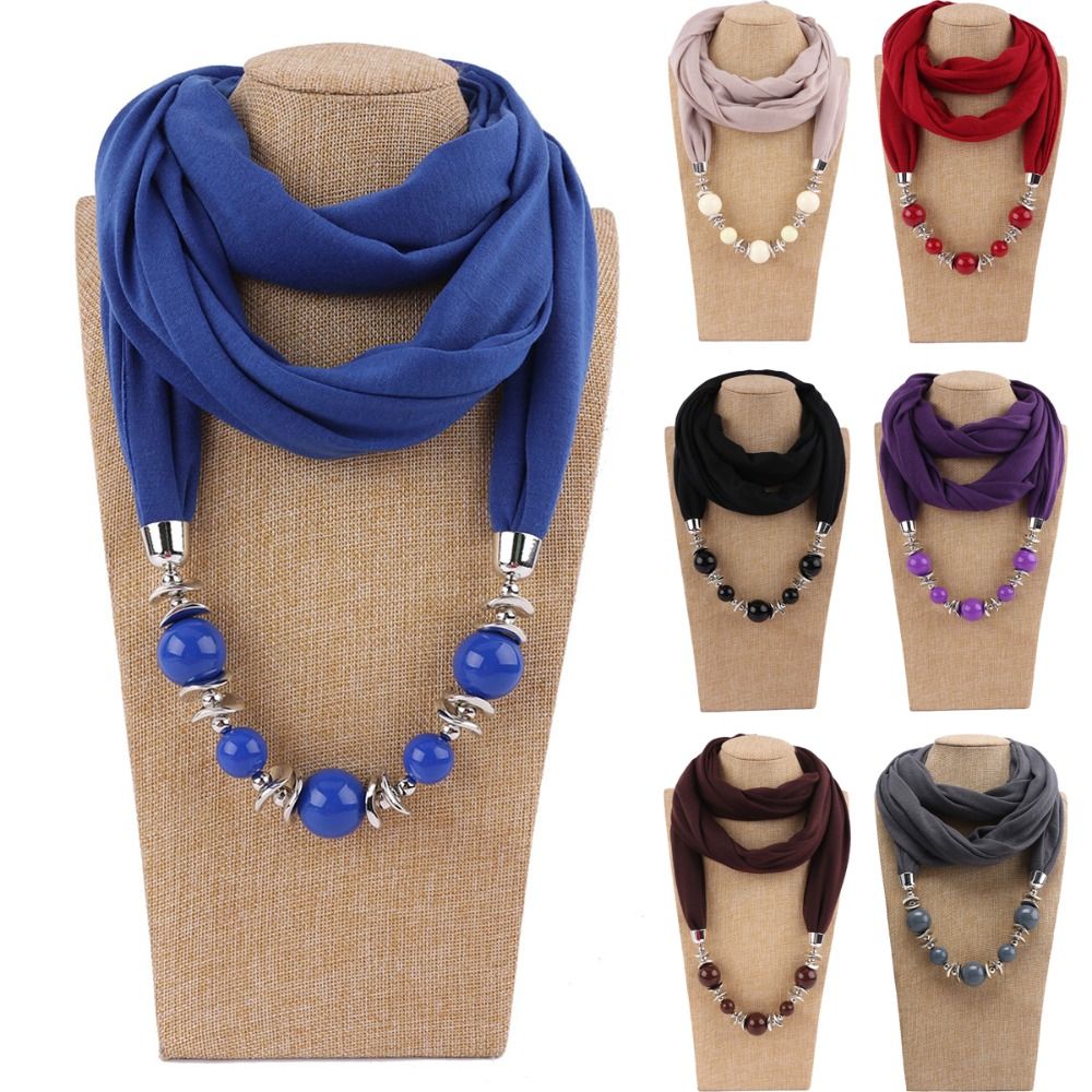 Fashion Chiffon Scarf Solid Co - Infinity Scarf Knit 评论和价格