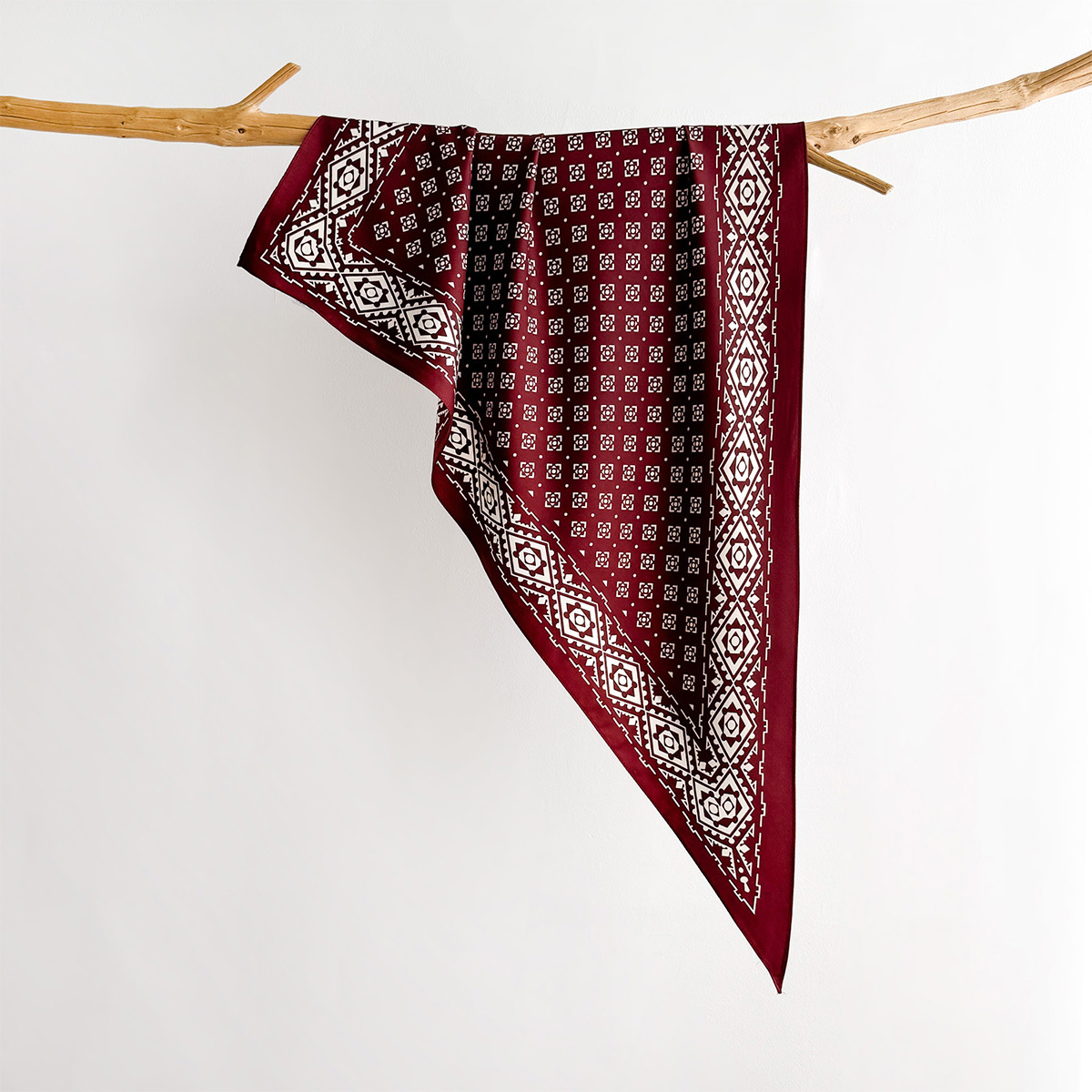 Retro Printed Square Scarf For - Face Scarf Mask 评论和价格