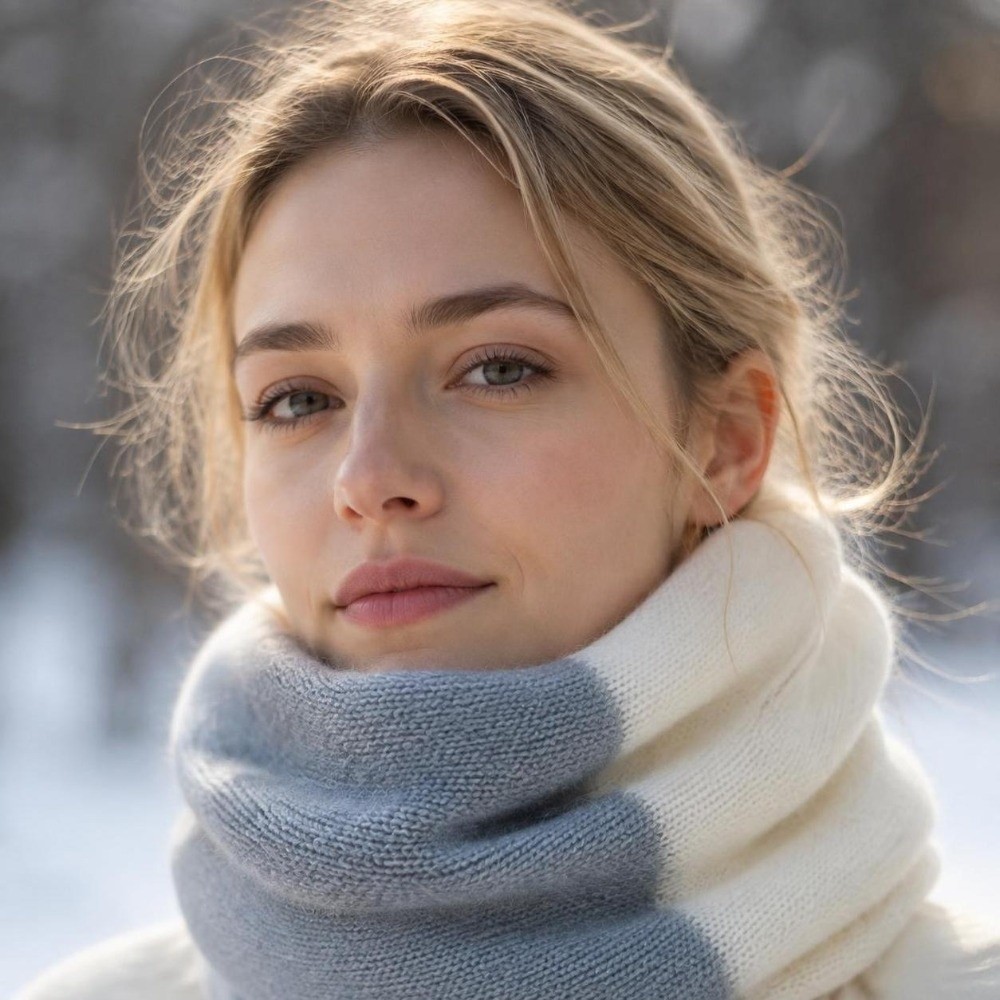 Soft Splicing Color Infinity S - Infinity Scarf Knit 评论和价格