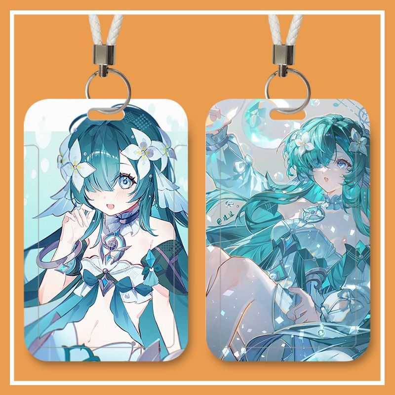Anime  Vodyanitsa ID Card Hold - Lanyard Badge Holder 评论和价格