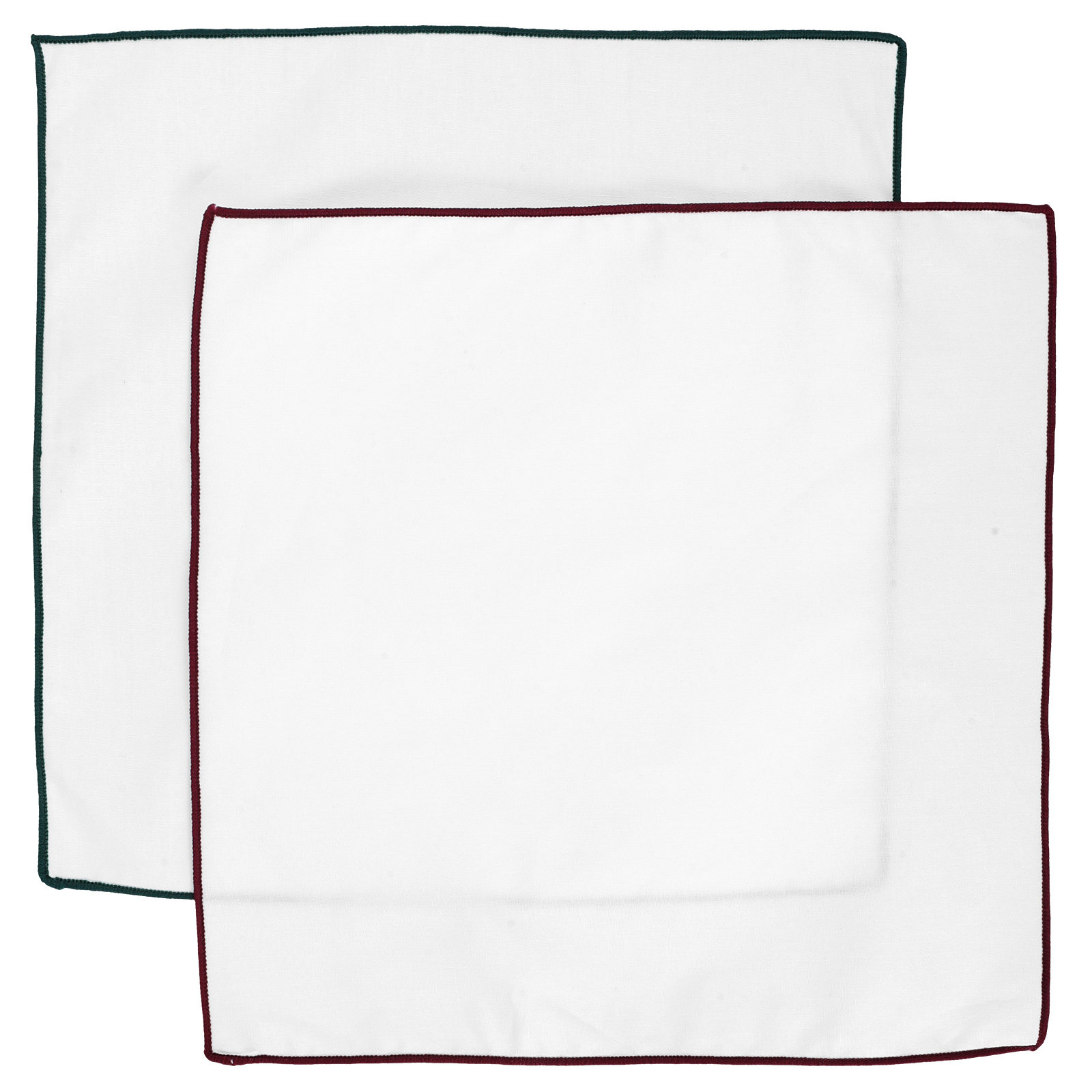 2Pcs White Simple Cotton Pocke - Handkerchief Cotton Men 评论和价格