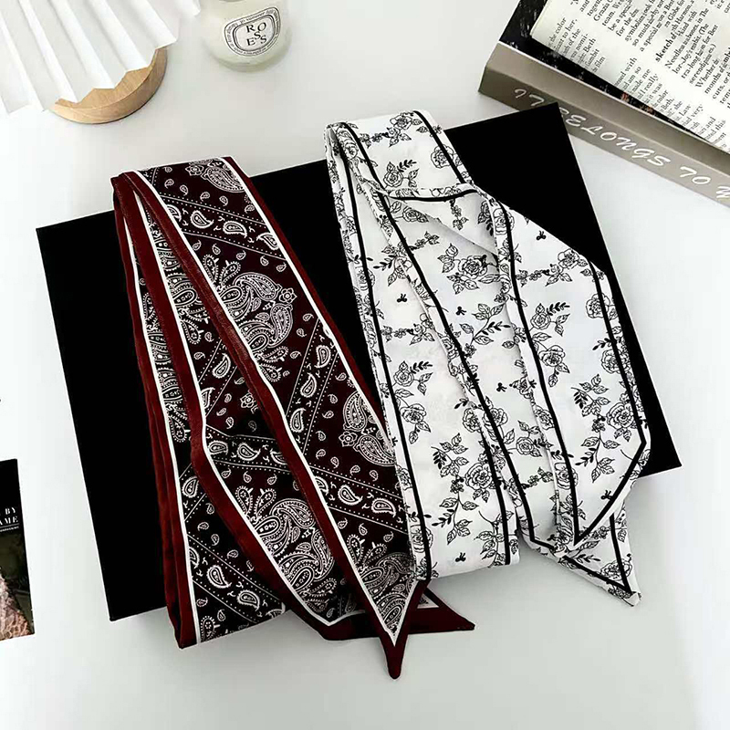 Luxury Fashion Woman Skinny Si - Ascot Neck Scarf 评论和价格