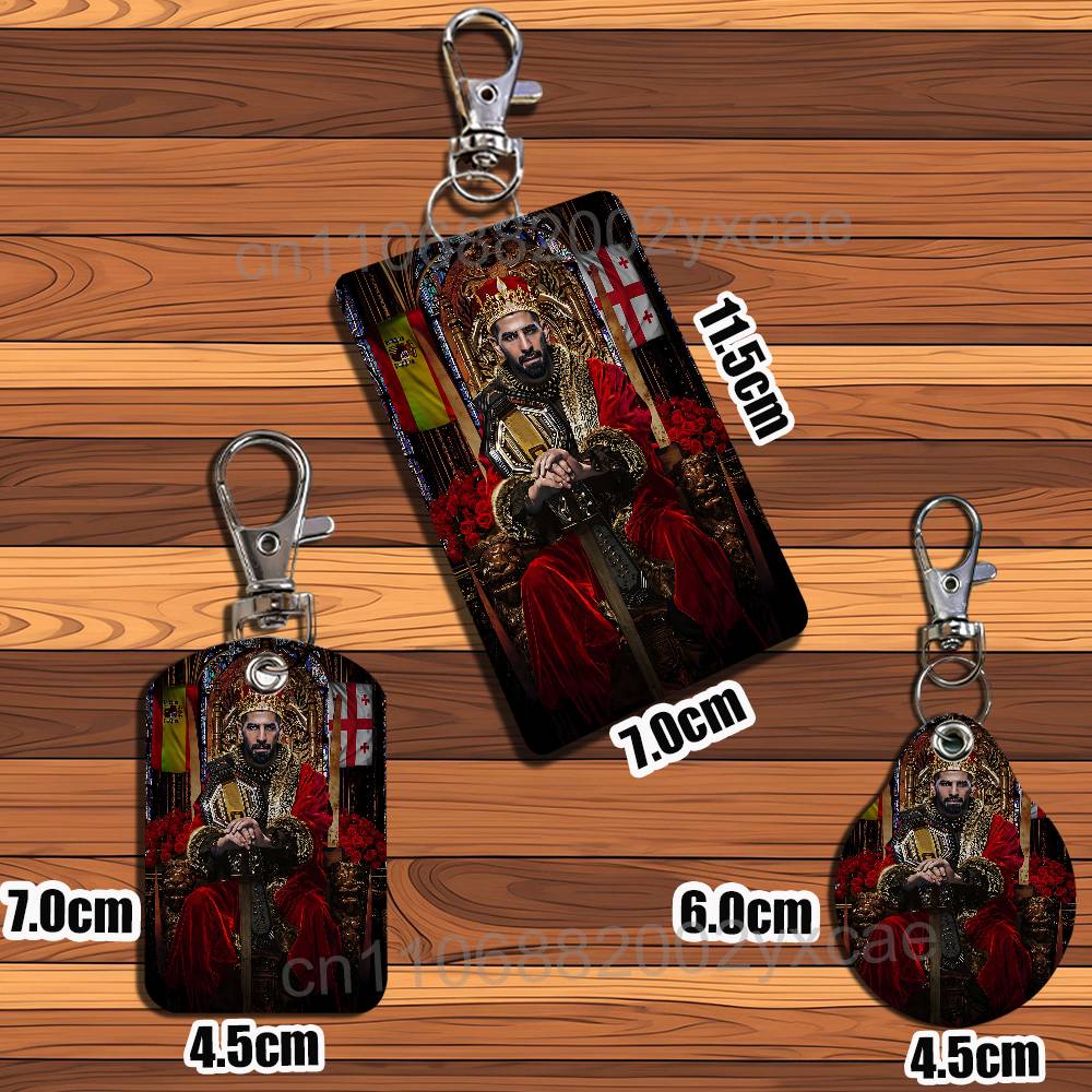 Looking forward Ilia Topuria L - Lanyard Badge Holder 评论和价格