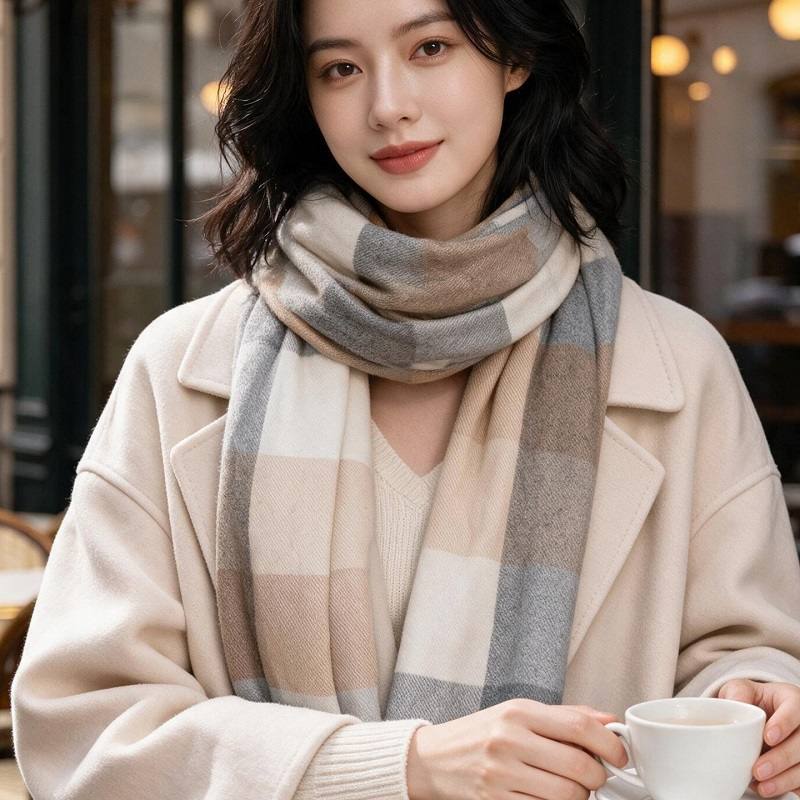 neck scarf thickened heathered - Infinity Scarf Knit 评论和价格
