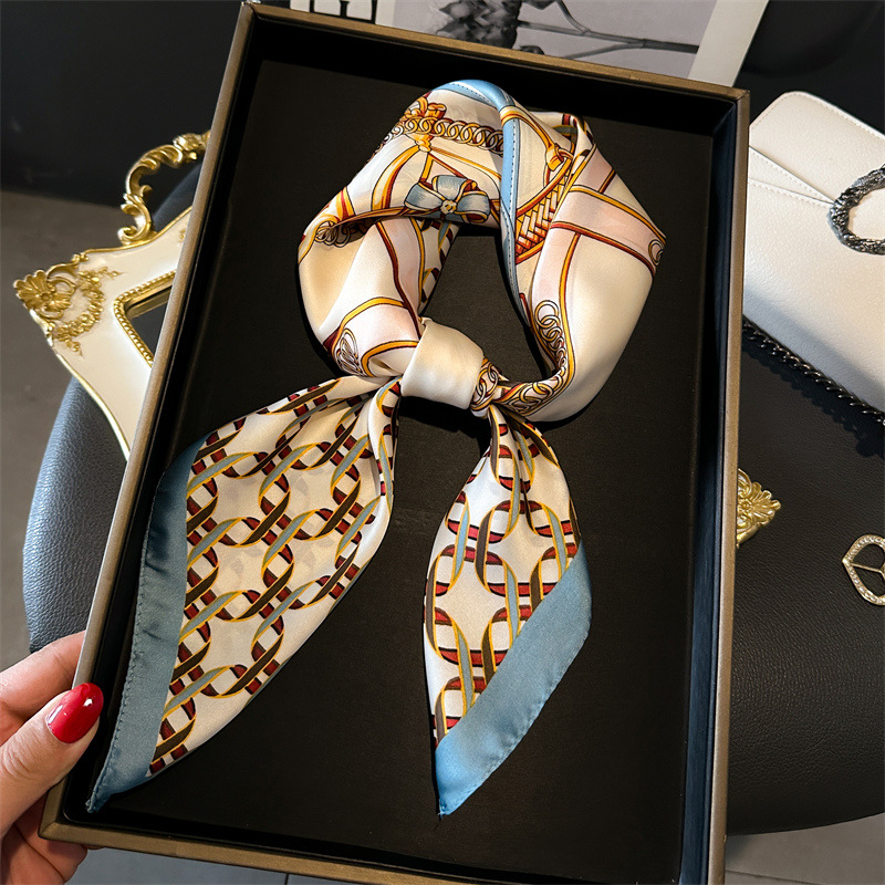 Luxury Female Square Scarf Cha - Scarf Silk Square 评论和价格