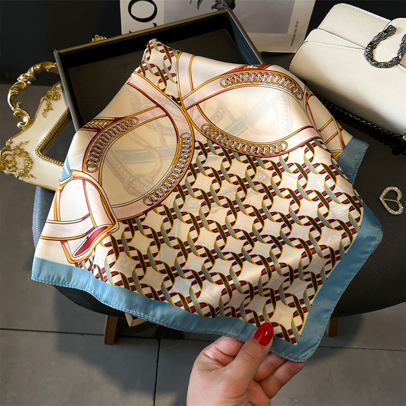 Luxury Female Square Scarf Cha - Scarf Silk Square 评论和价格