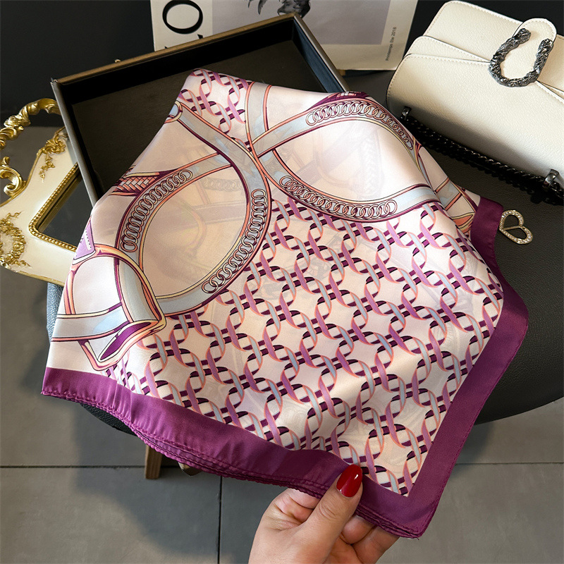 Luxury Female Square Scarf Cha - Scarf Silk Square 评论和价格